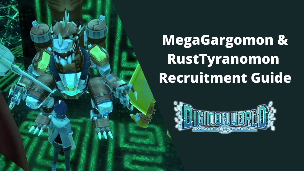 Przewodnik rekrutacyjny MegaGargomon i RustTyranomon - Digimon World Next Order - 100% poradnik 77