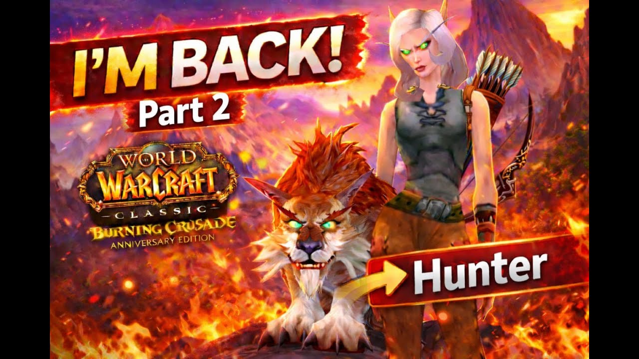 WOW TBC CLASSIC HUNTER LEVELING PART 2