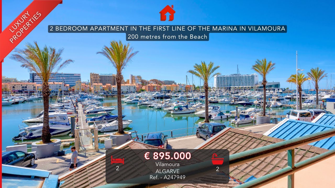 AlgarveProperty.com - 2 Bedroom Apartment in the first line of the Marina in Vilamoura, Algarve