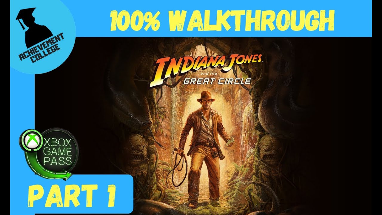 Indiana Jones and the Great Circle - 100% Walkthrough Part 1 (with Commentary)