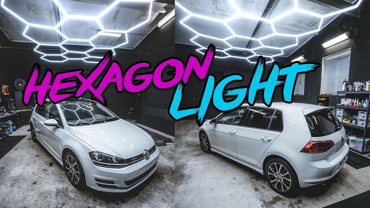 💡 Konečně pořádný světlo na dílně | Hexagon light
