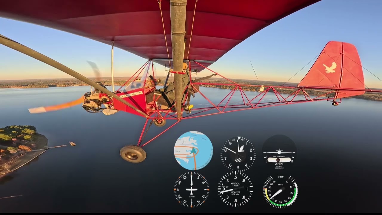 Thrilling Aerial Expedition Legal Eagle XL ORV Flying High in the Breathtaking December Landscape