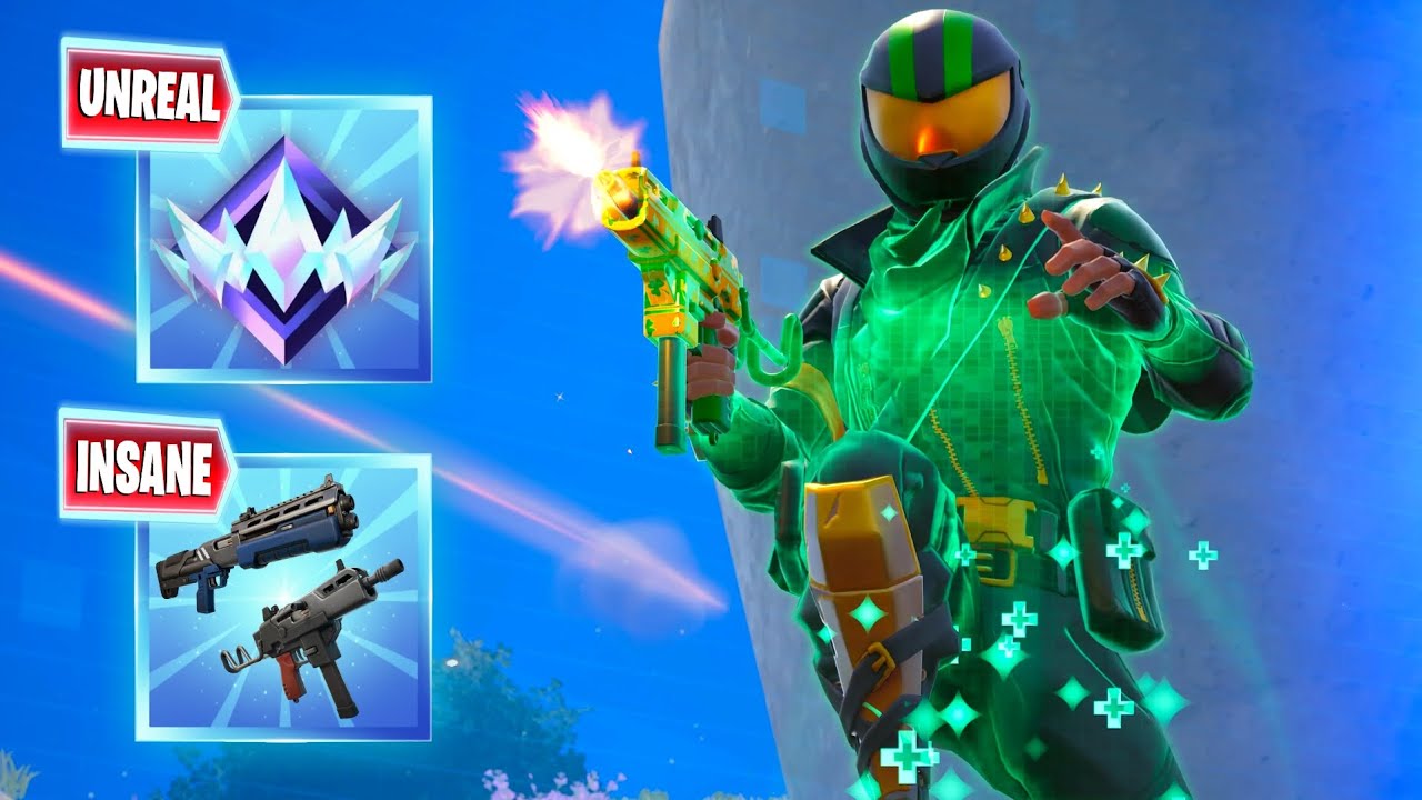 MYTHIC Flex SMG + Iron Pump Combo is UNSTOPPABLE! (Fortnite Unreal Ranked 23 Elims)