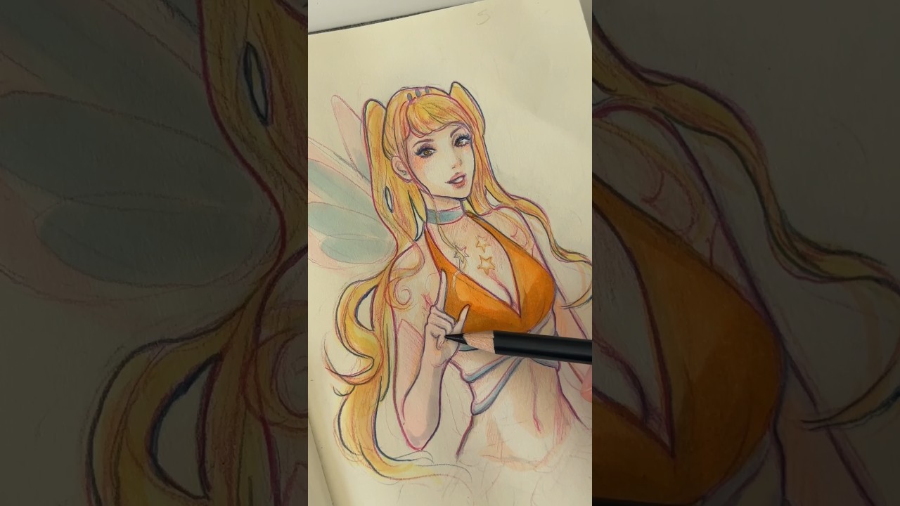 Stella Winx Club Drawing 🧚‍♀️ 