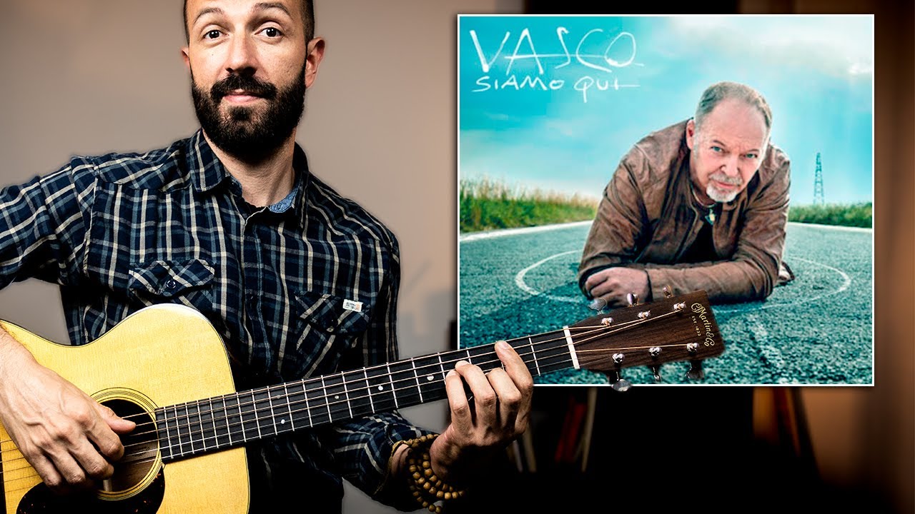 Siamo qui - Vasco Rossi | Tutorial Chitarra Canzoni Facili |