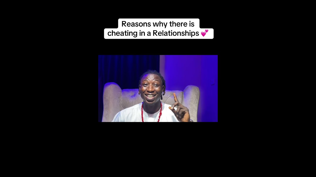The reason why people cheat in a relationship 