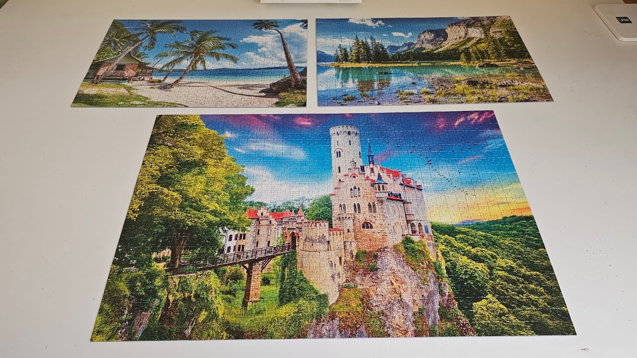 Time Lapse Puzzle Trefl Landscapes 500+500+1000