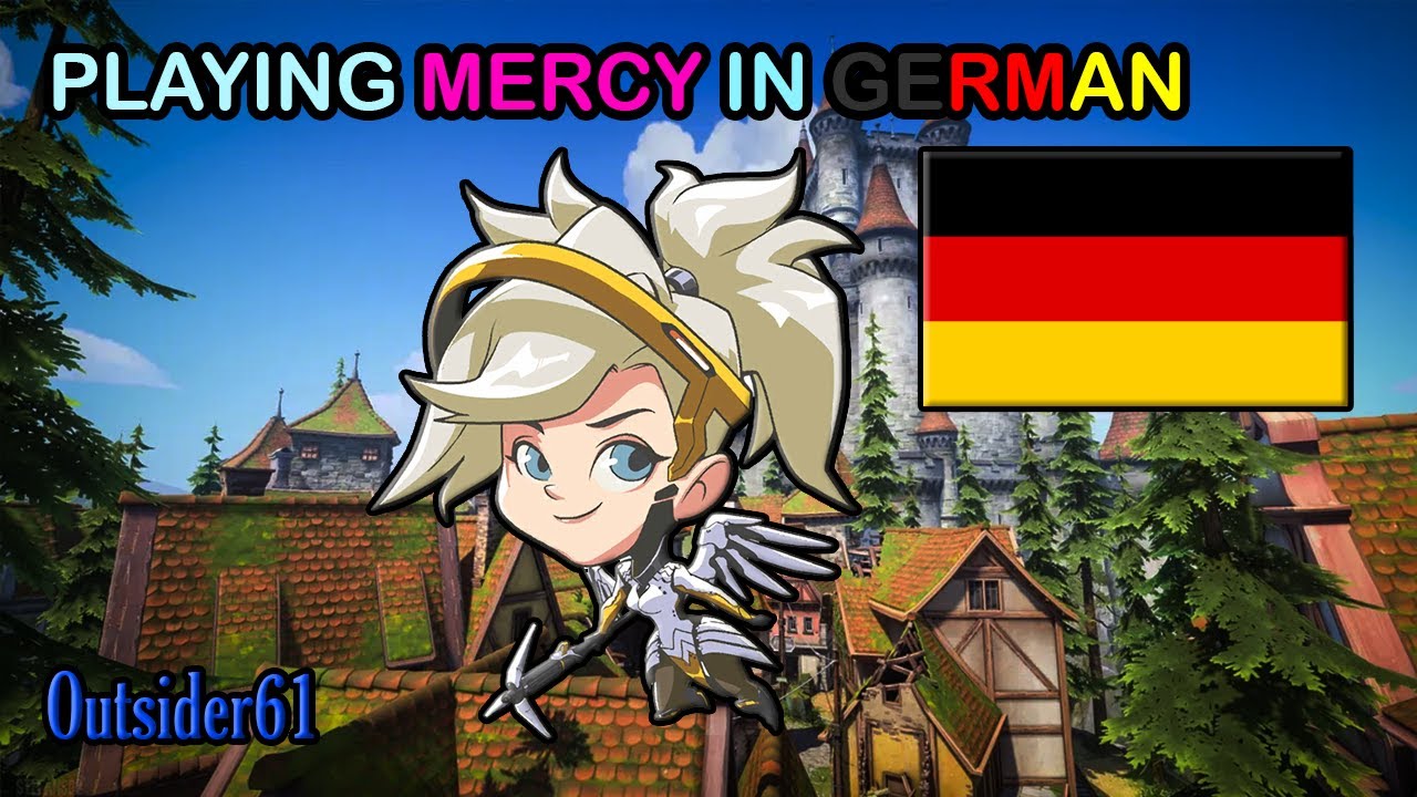 PLAYING MERCY IN GERMAN - OVERWATCH SEASON 27 [ALL VOICELINES, SUBTITLES, MASTERS, GM 4.2k SR PEAK]