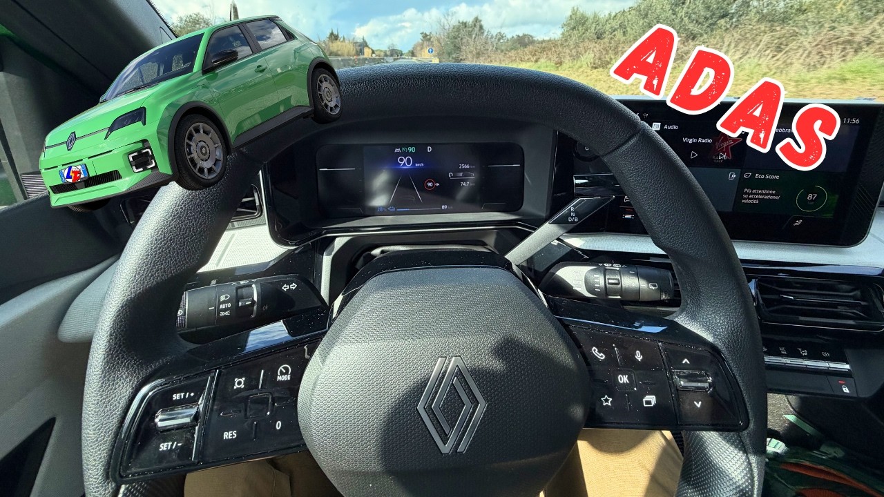 ADAS scarni su Renault 5 FIVE, vediamo come funzionano