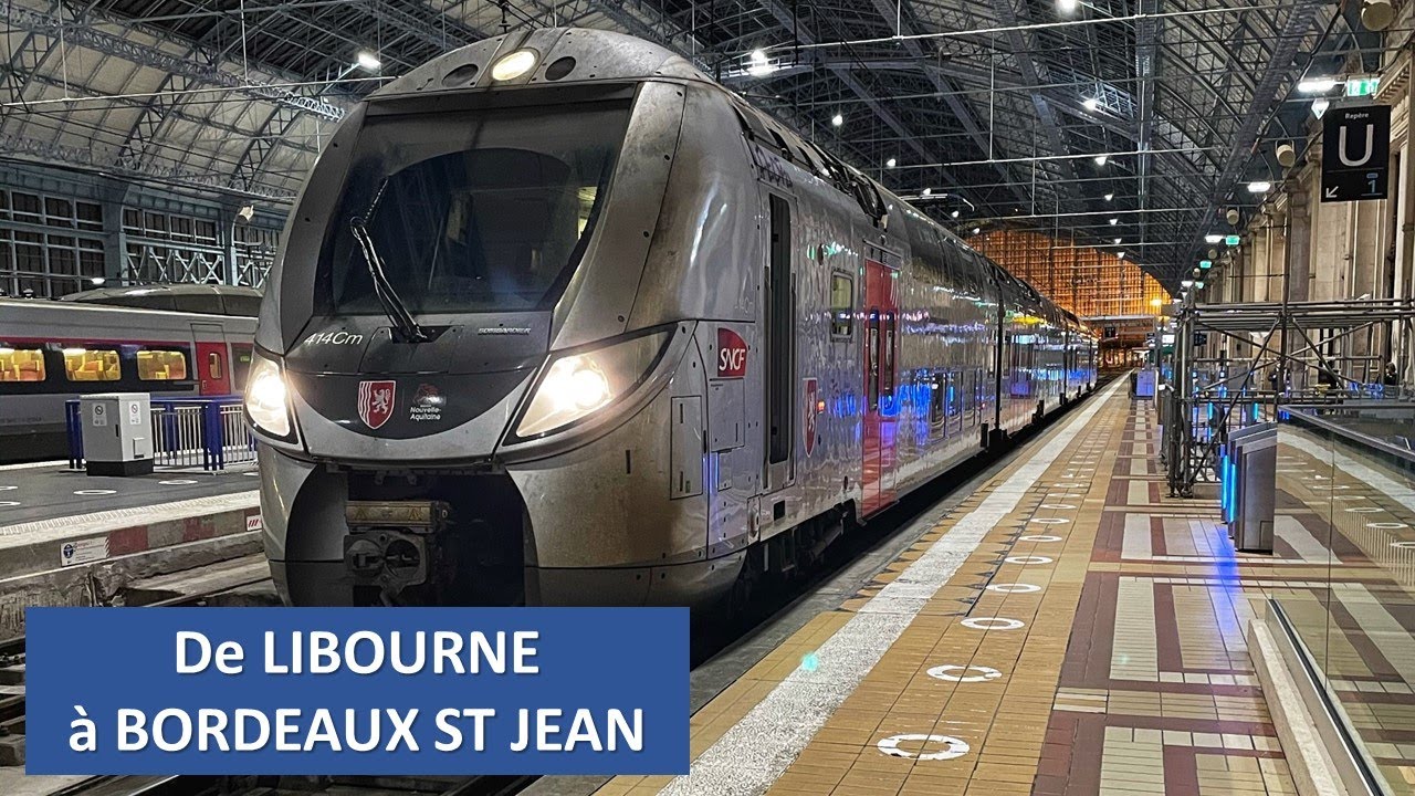 [Cab Ride] [4K] De Libourne à Bordeaux-St-Jean en cabine de la Z56329