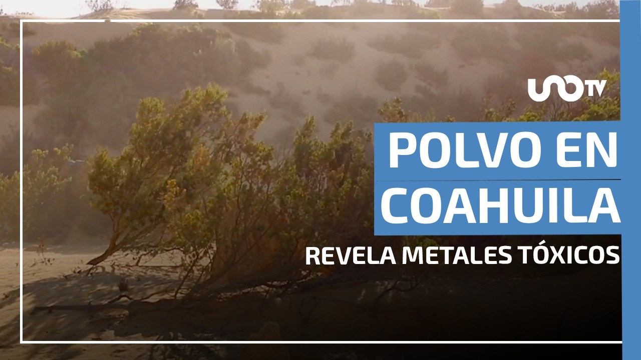 Polvo en Coahuila revela metales tóxicos