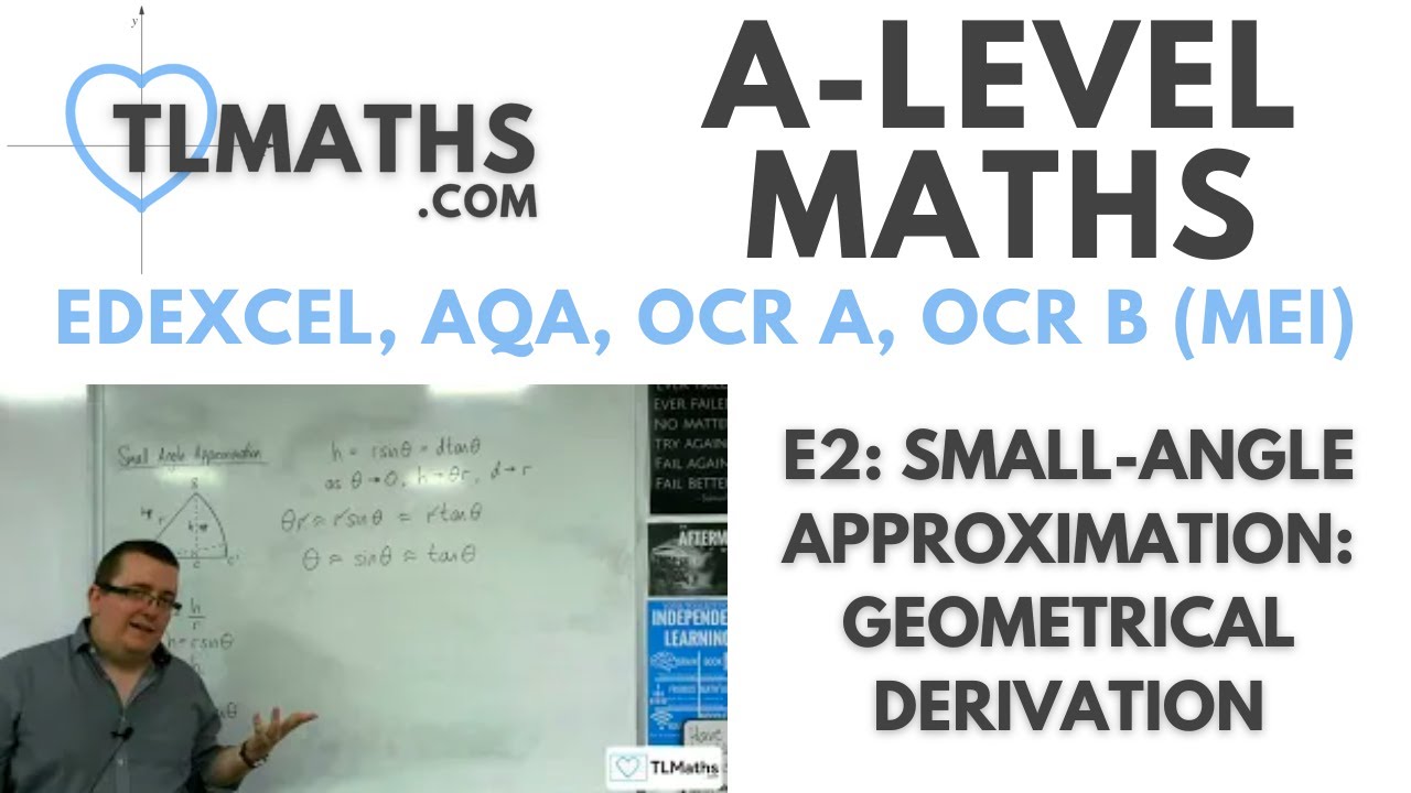 A-Level Maths E2-01 Small-Angle Approximation: Geometrical Derivation