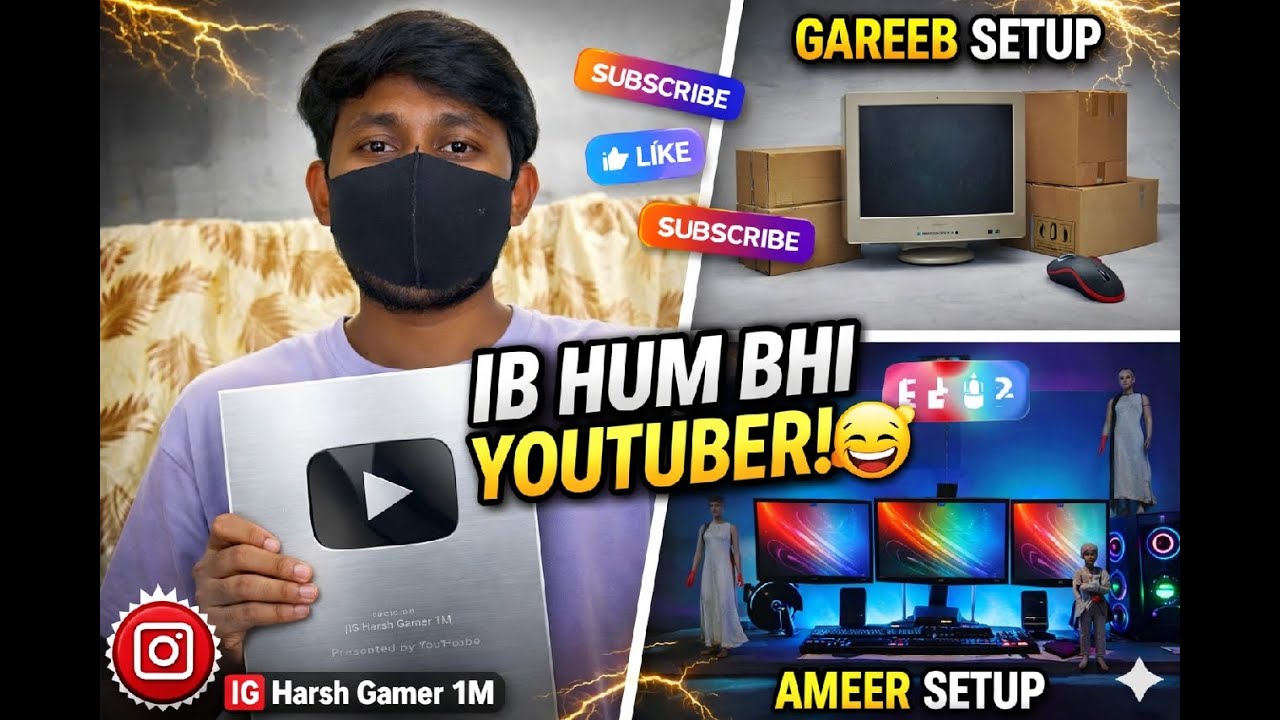 SILVER PLAY BUTTON CHAHIYE! 🔥 Famous YouTuber Simulator Live Stream
