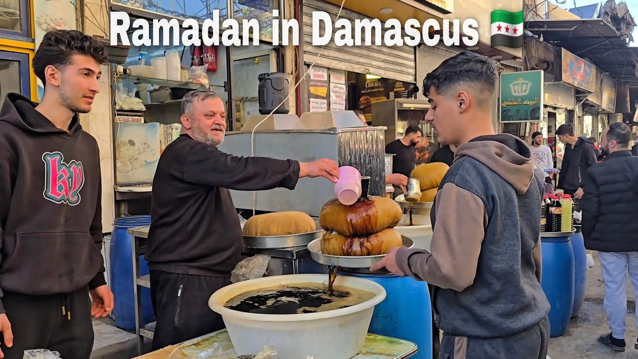 Ramadan in Damascus, Jazmatiah Market | Syria 2026 🇸🇾