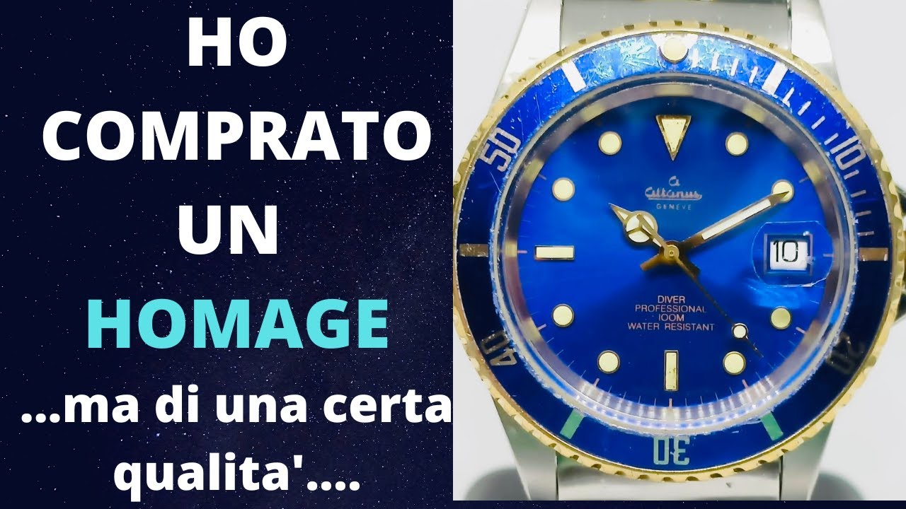 ALTANUS SUBMARINER ETA 2824 2 ROLEX HOMAGE