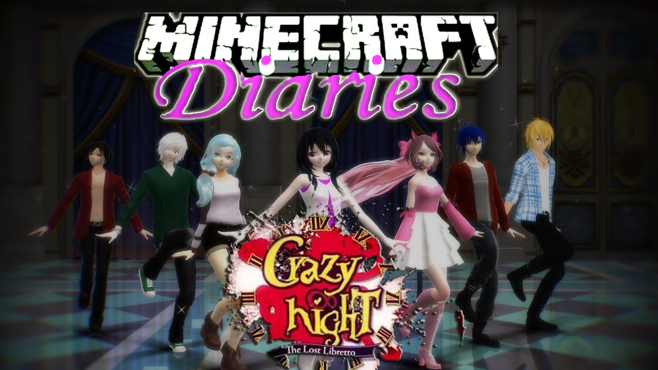[MMD] Minecraft Diaries Crazy Night Eng