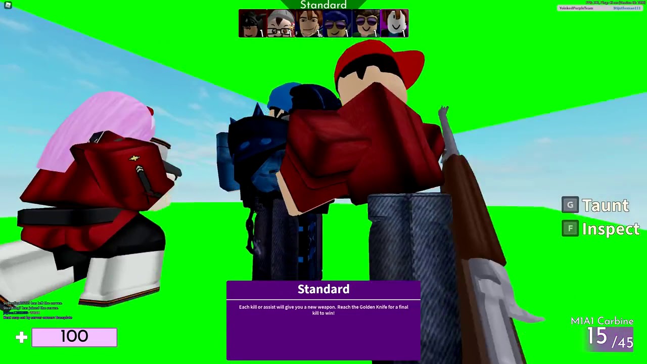 Purple Team Trolling   Roblox Arsenal