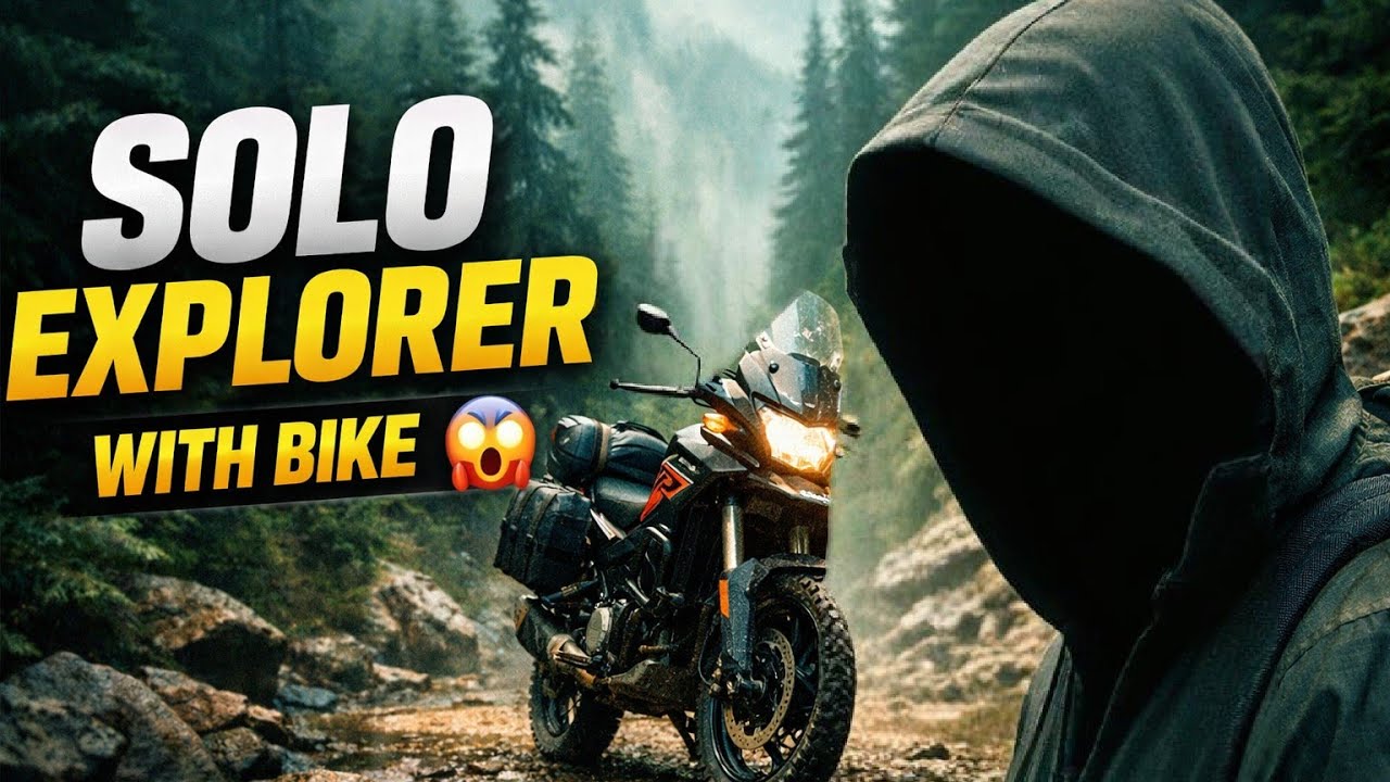 Solo Adventure with bike Explorer Deep Forest Mountain 🏔️