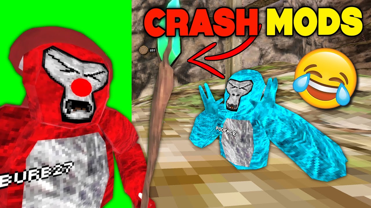 Trolling With CRASH Mods In Gorilla Tag! (FUNNY)