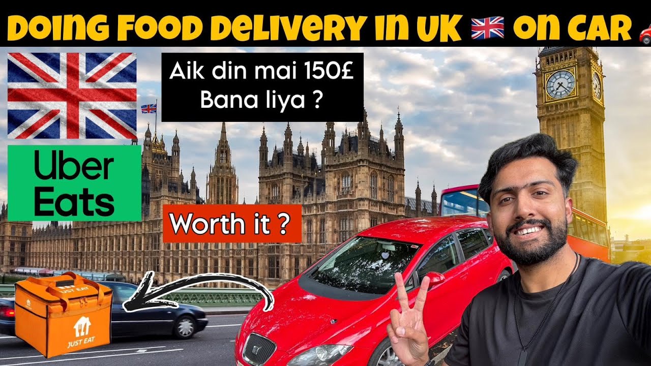 How much Can You Earn as a Food Delivery Driver In UK 🇬🇧 | Delivery Jobs In UK 🇬🇧 #uk #delivery