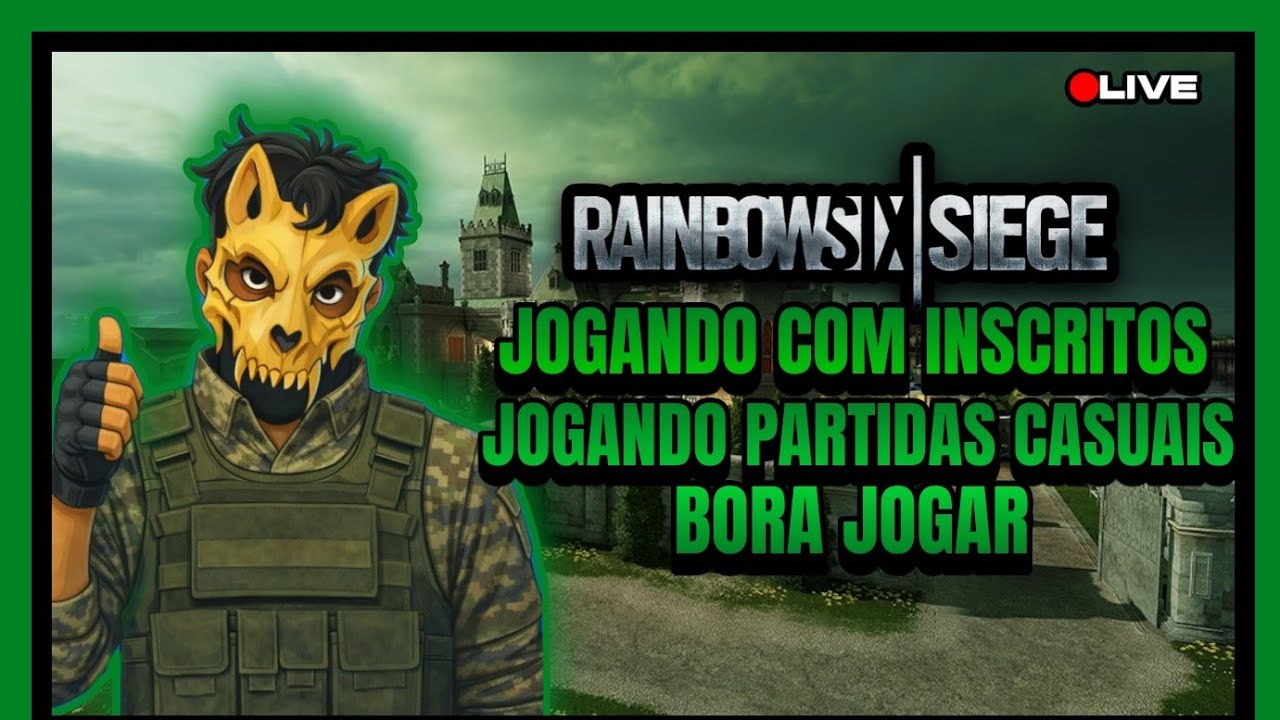 Live de Rainbow Six - Jogando partidas Casuais