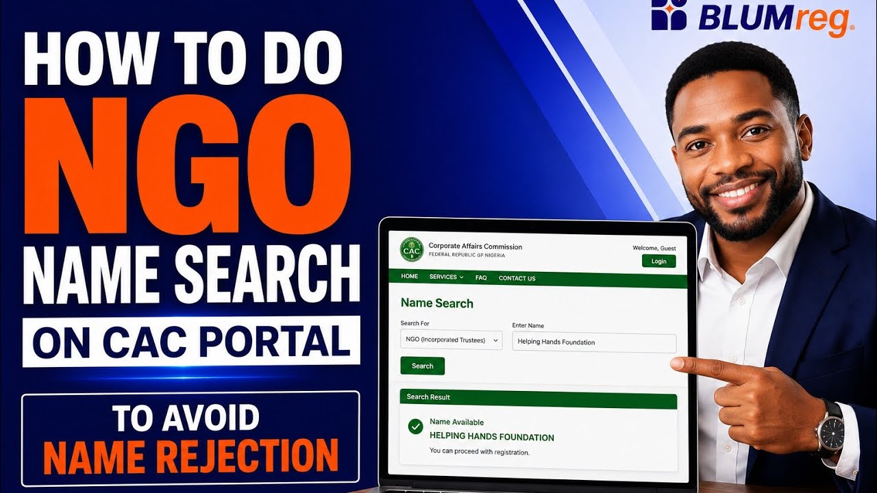 How To Carry Out NGO name Search On CAC Portal. (Step-By-Step Guide)