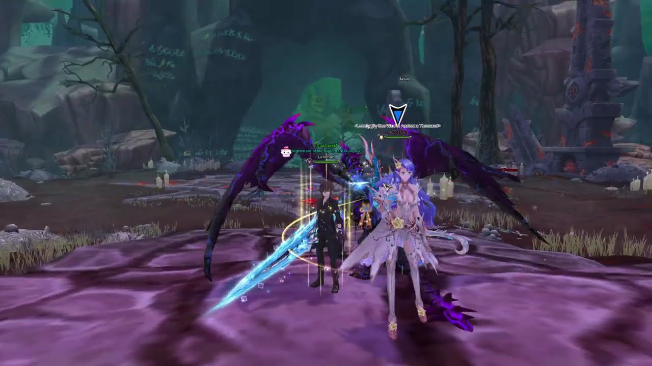 Aura Kingdom Online - SLV 30 - SLV 20 Hell Mode Run - Holy Sword Solo Gameplay