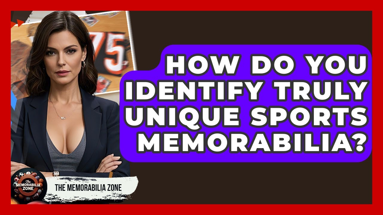 How Do You Identify Truly Unique Sports Memorabilia? - The Memorabilia Zone