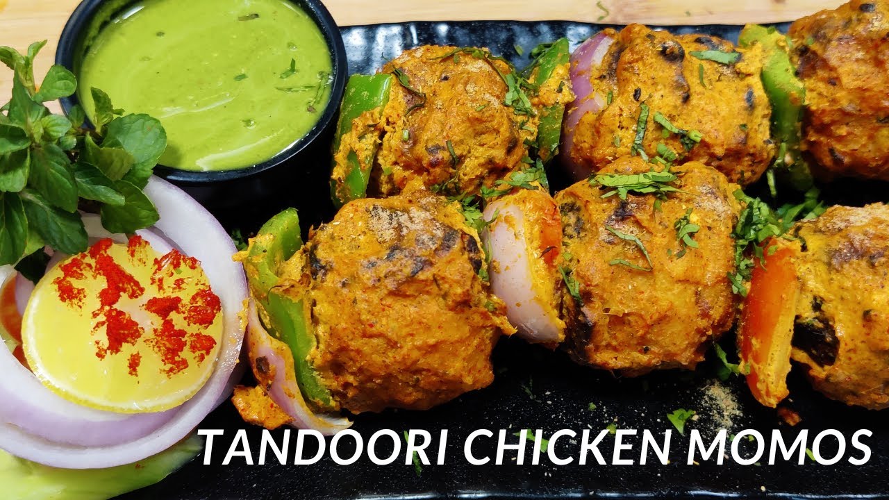 Chicken Tandoori Momos | तंदूरी चिकन मोमोस | Tandoori Chicken Momos Recipe | Chicken Momos Recipe