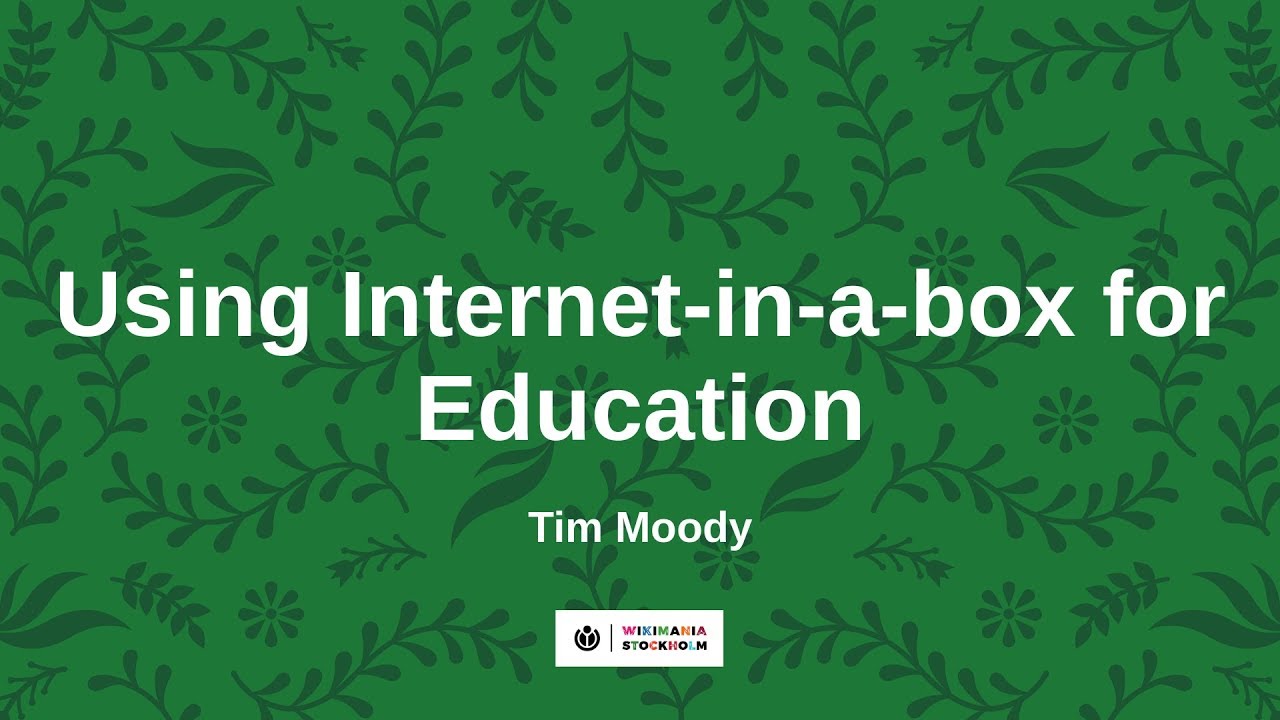 Using Internet-in-a-box for Education