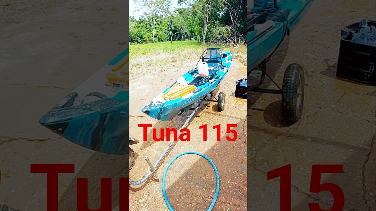 Caiaque que eu fa&ccedil;o as minhas AVENTURAS..#Deusnocomando #natureza #pescaria #acampamento #tuna115