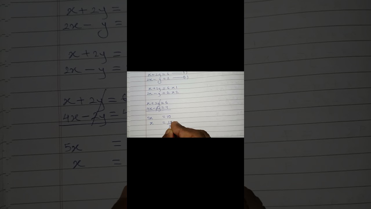 Elimination Method|YOURMATHBUDDY #class10math #maths #goviral #eliminationmethod #studytips