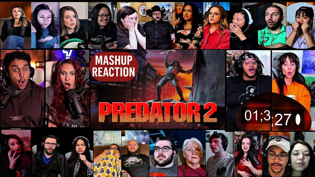 PREDATOR 2 (1990) Movie Reaction | Reaction Mashup | CinemashX #movie #reaction #mashup