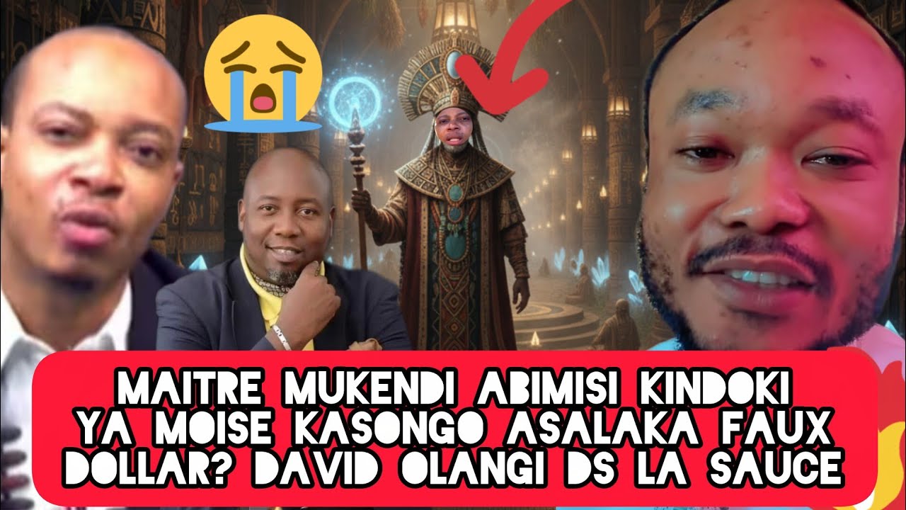 LIKAMBO SOMO😱PASTA MOISE KASONGO SUR👉FAUX DOLLAR😭MUKENDI👉CABALE KONGO👉KINDOKI 💔DAVID OLANGI NA SAUCE