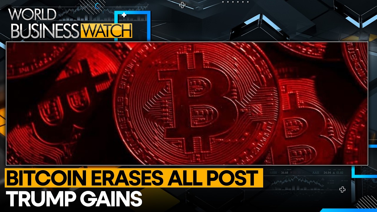 Trump-Led Crypto Rally Above $125,000 Fully Reversed | World Business Watch | WION
