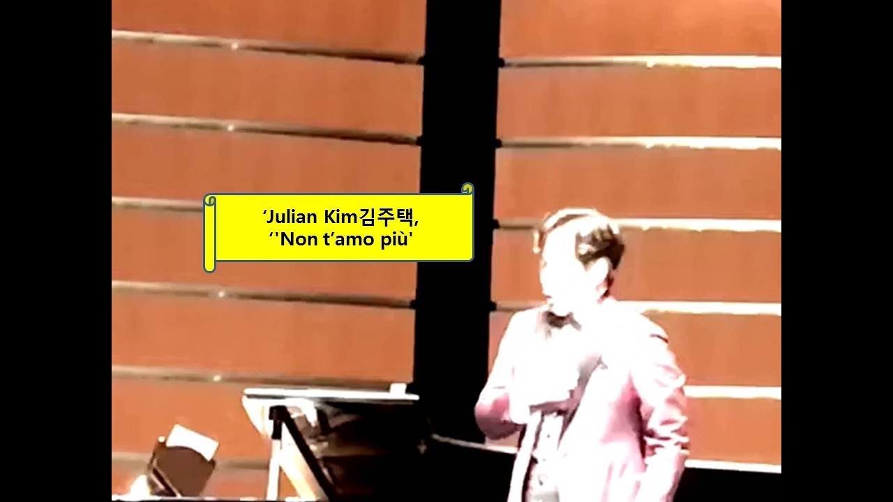 Julian Kim 김주택, 'Non t’amo più' Italian & Korean Subs. 가사번역자막, ‘이탈리아나’