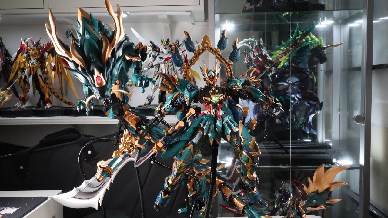 CangDao Model 1/72 CD-01U Azure Dragon Fighting Version & CD-DB-01 Azure Dragon (unboxing/poses)