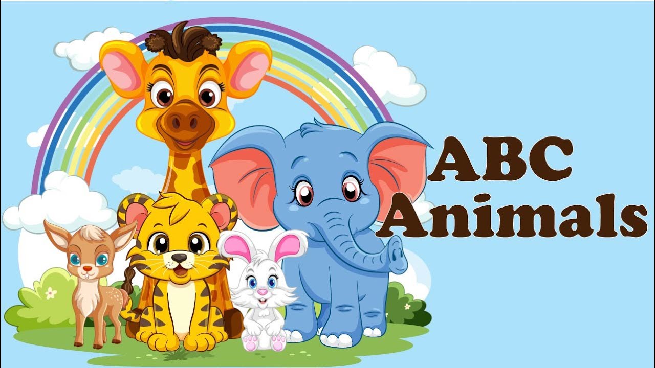 ABC Animals Names, Kids Learning Songs