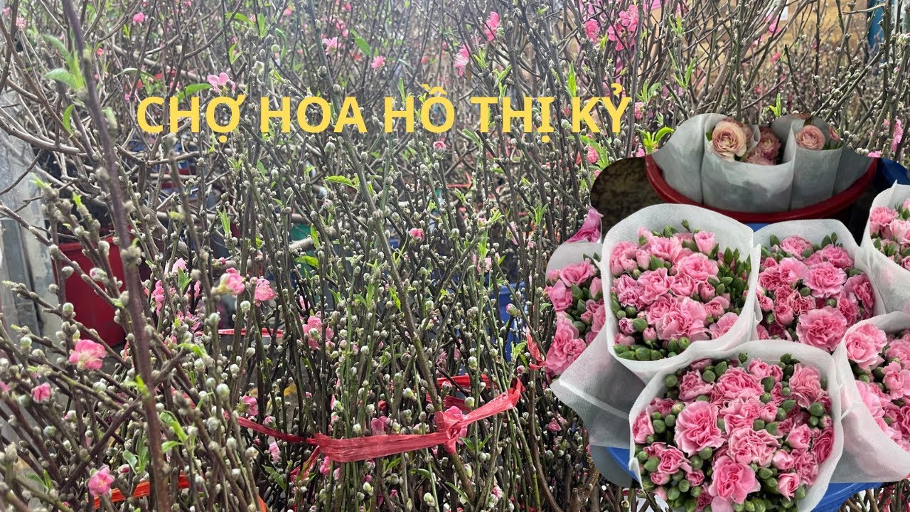 Sài Gòn những ngày giáp Tết ở chợ hoa Hồ Thị Kỷ