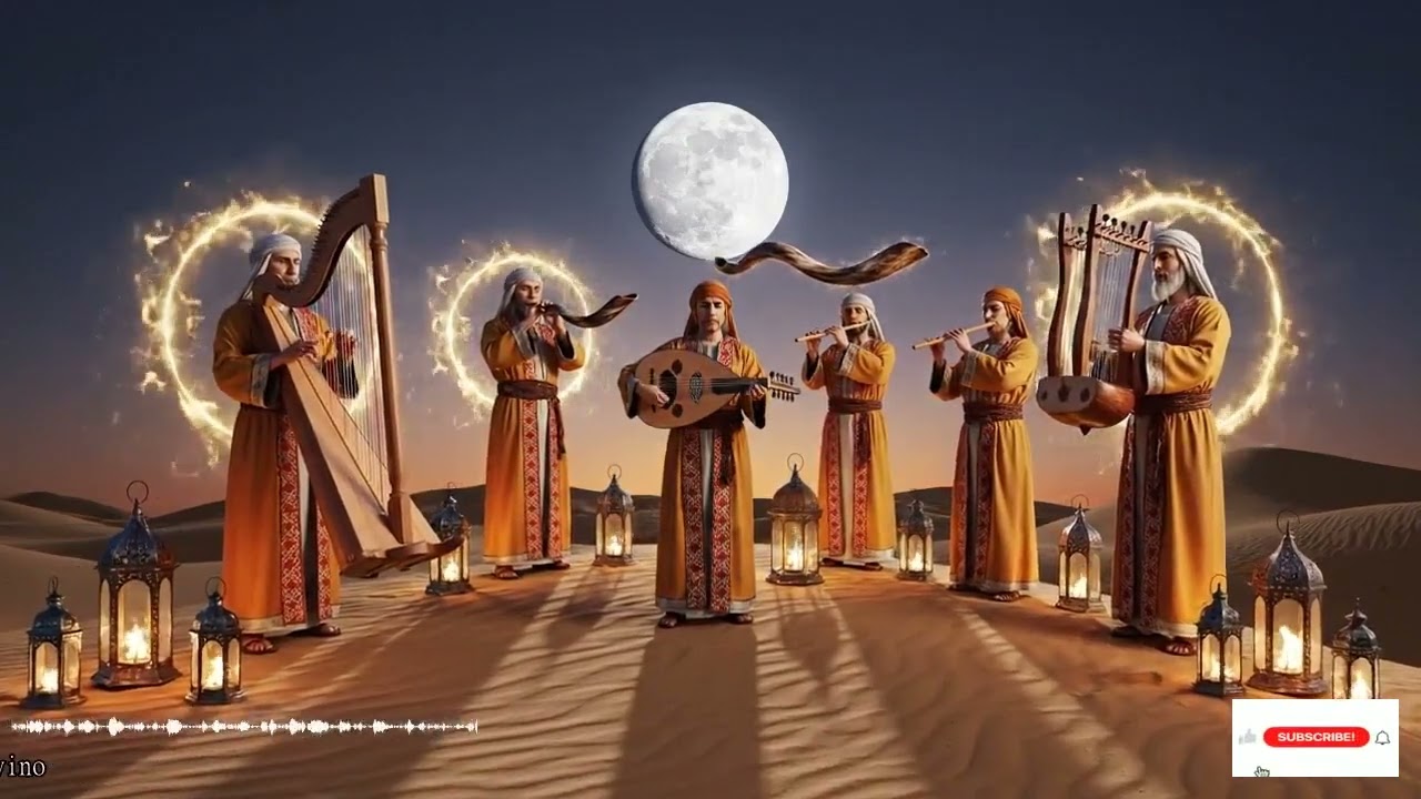 Elevada Alabanza En Jerusalén Con Cánticos Levíticos Shofar E Instrumentos Del Templo Ante Adonai