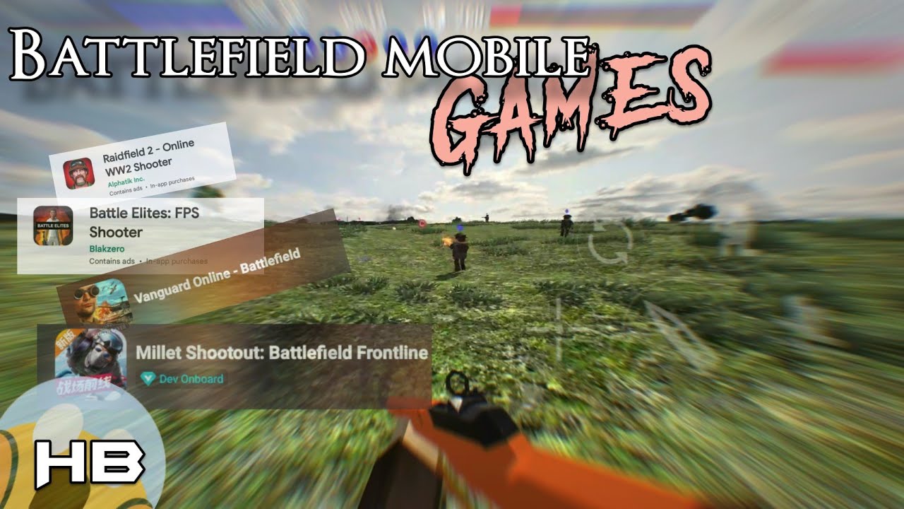 [ Polyfield ] Top 5 Battlefield Mobile Alike Games  / 1080P.60FPS GAMEPLAY