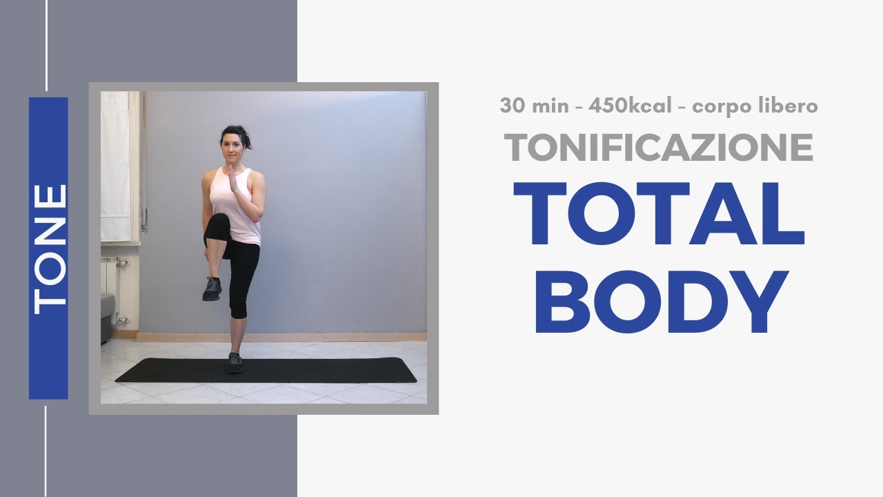 30min -  Tonificazione per tutto il corpo - 450kcal