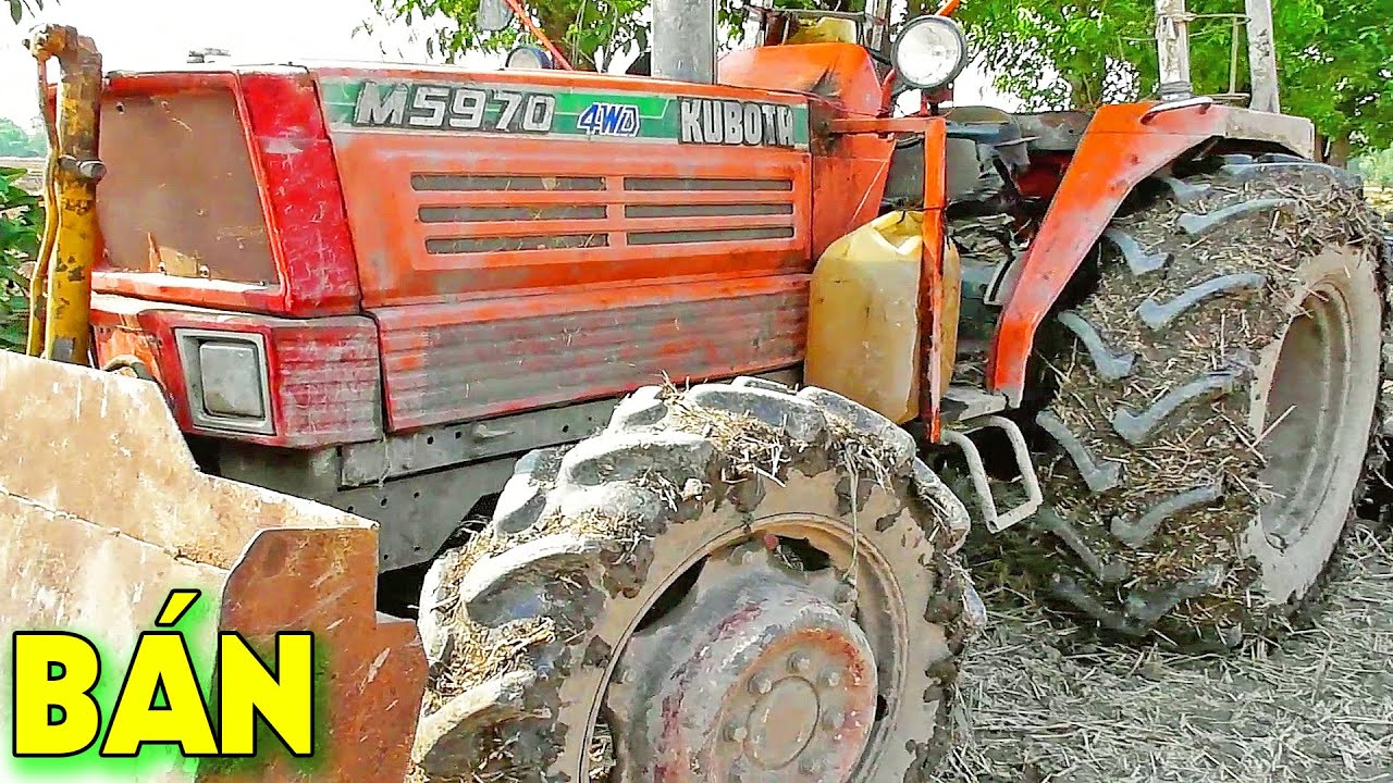 Bán máy cày Kubota M5970 xứ này có chiếc nào chạy hơn nó đâu bán máy hoặc trọn bộ luôn