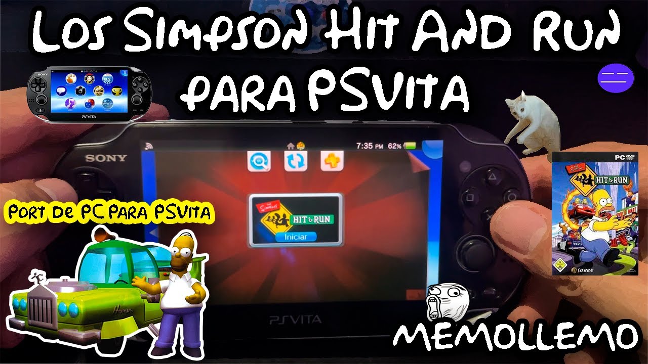 Simpson Hit and Run PSVita Ahora es posible con este Port de PC | 100% Jugable y en Español |