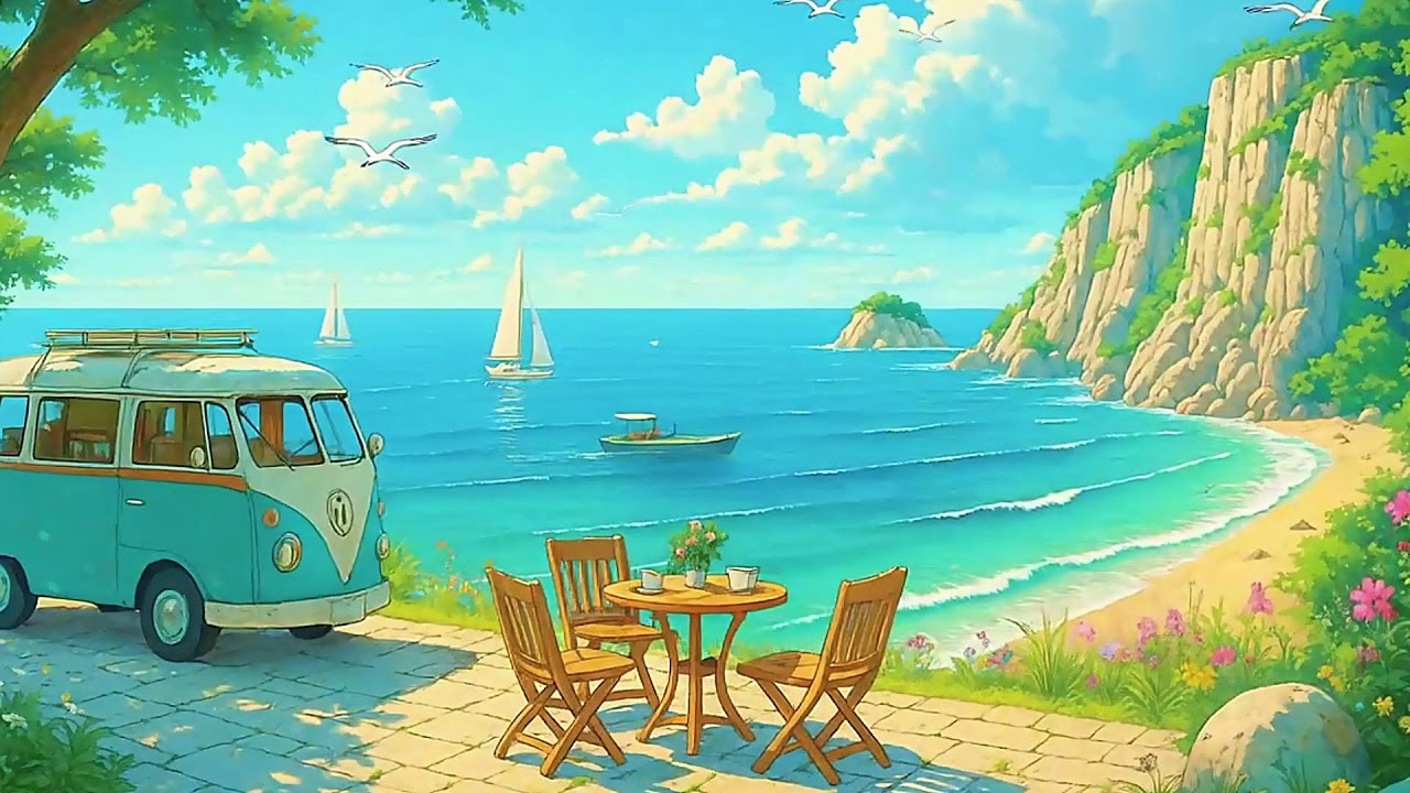 Coffee Morning in Spring 🌸 Aesthetic Lofi to Make Your Better Mood ✨ Lofi Hip Hop to Heal/Chill