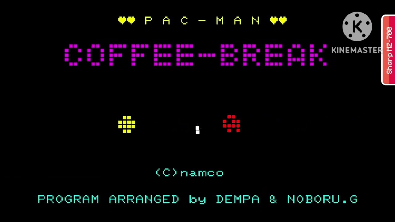 Pac-Man Sharp MZ-700 Intermissions Remake