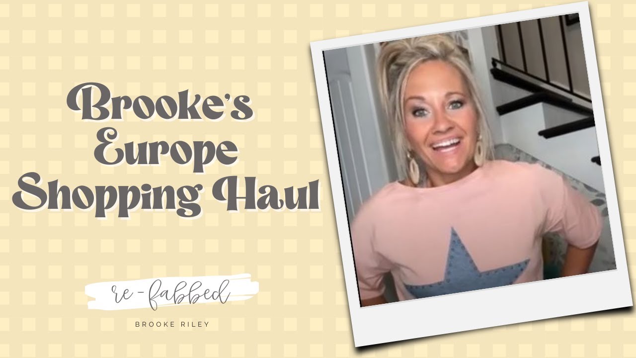 Brooke's Europe Shopping Haul