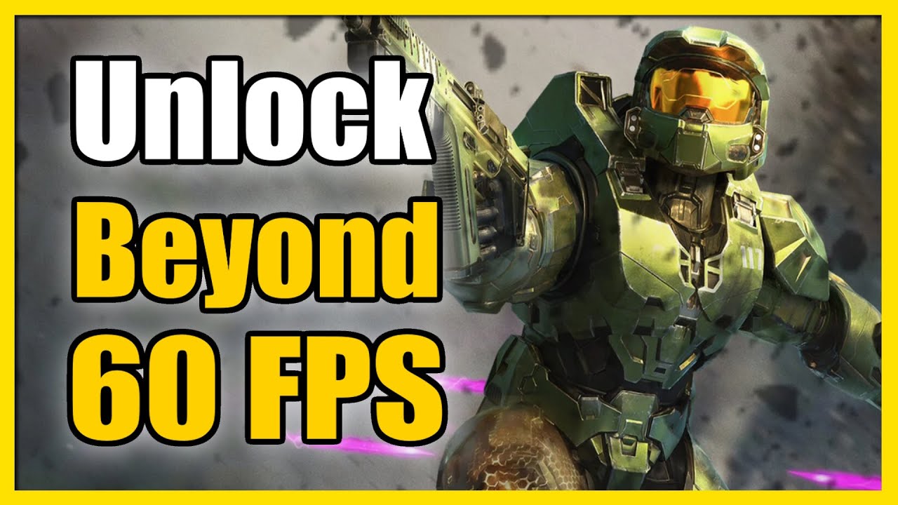 How to Unlock FPS beyond 60 FPS in Halo Infinite PC (Fast Tutorial)