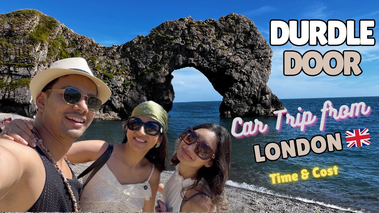 Road Trip from London to Durdle Door & Lulworth Cove | Best places to visit in UK | Beach in UK 🇬🇧