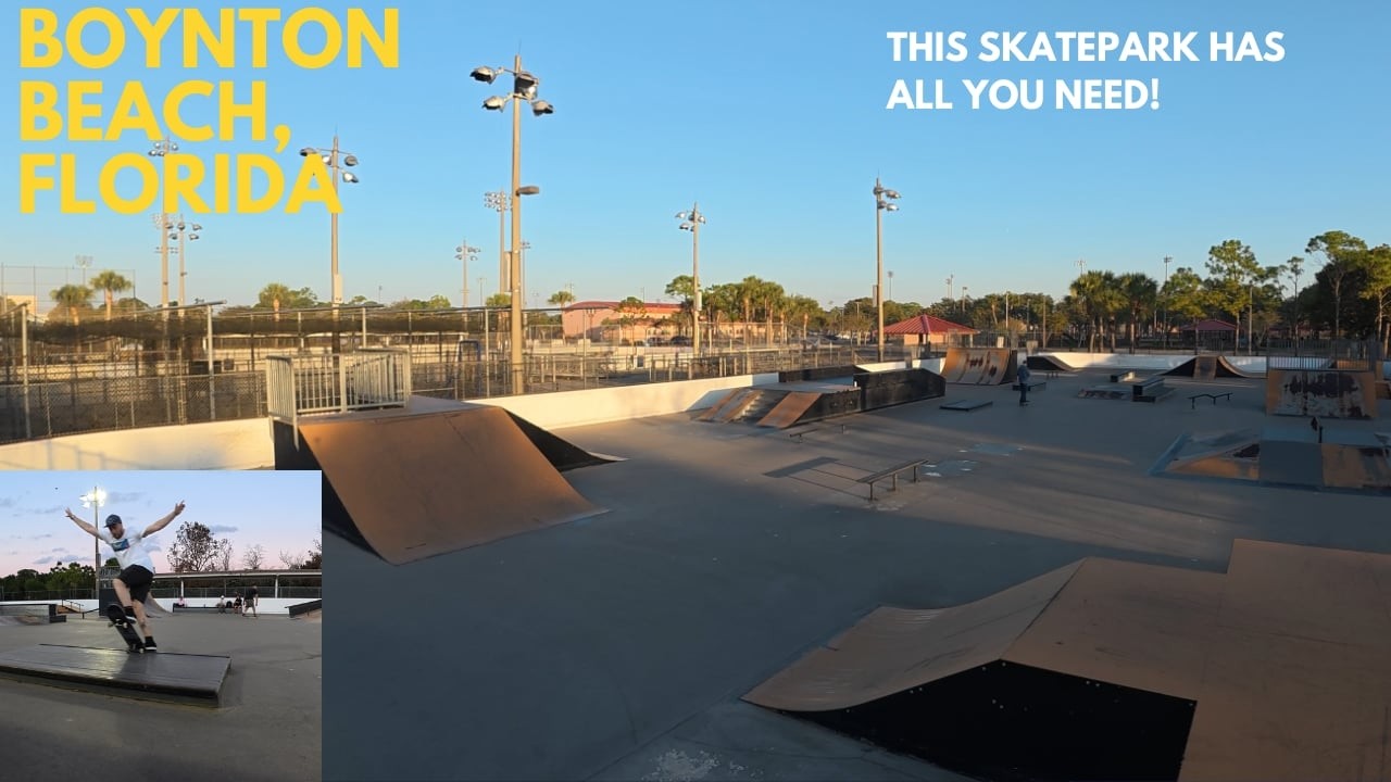 Escaping NY Winter for a Mellow Session at Boynton Beach Skatepark